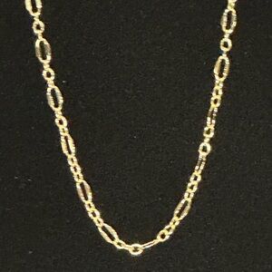 Gold Plated Link Chain Necklace - Elegant Women’s Girl’s Everyday Wear